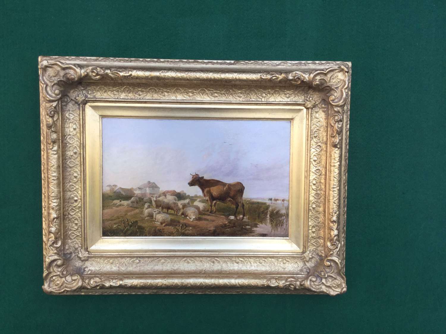 Thomas Sidney Cooper RA - Sheep & Cattle in a L/Scape